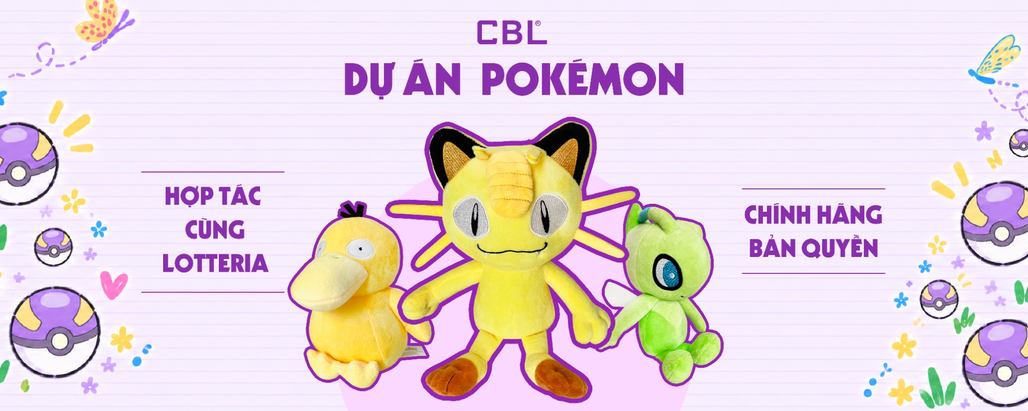 CBL dự án Pokémon hợp tác cùng Lotteria