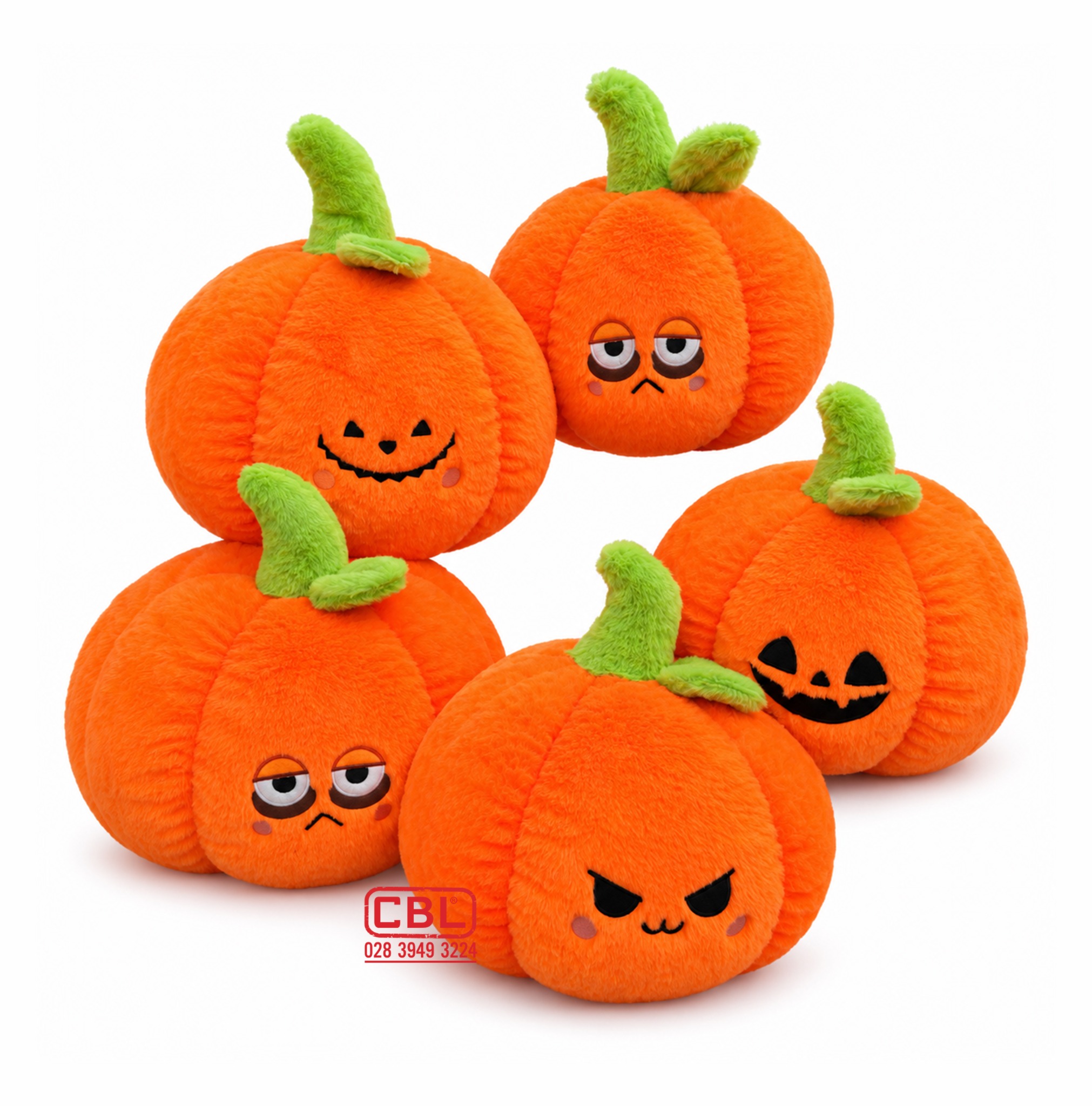 Bí đỏ Halloween biểu cảm